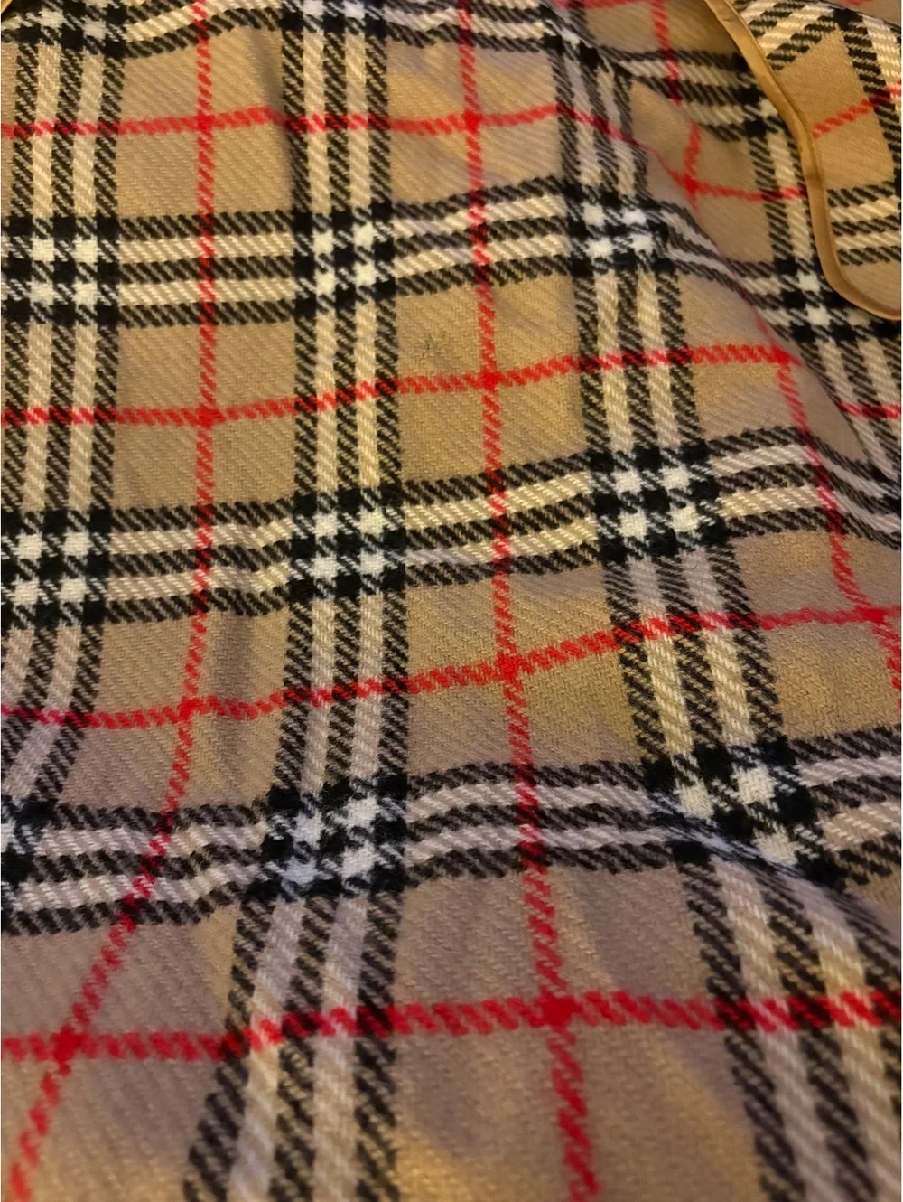 Vintage Burberrys England 100% Wool Nova Check Trench Coat Zip-In Liner V